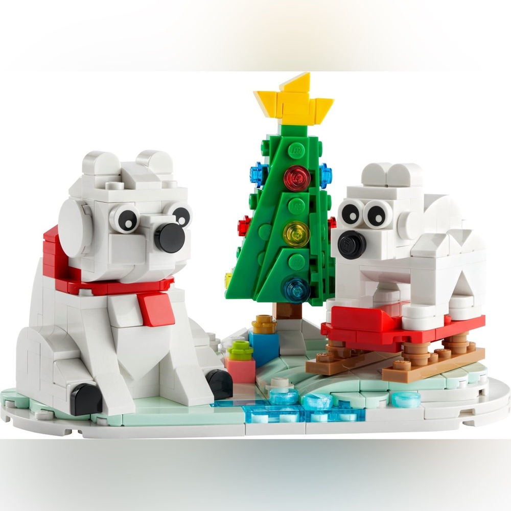 LEGO Wintertime Polar Bears Set 40571 Seasonal Christmas Holiday